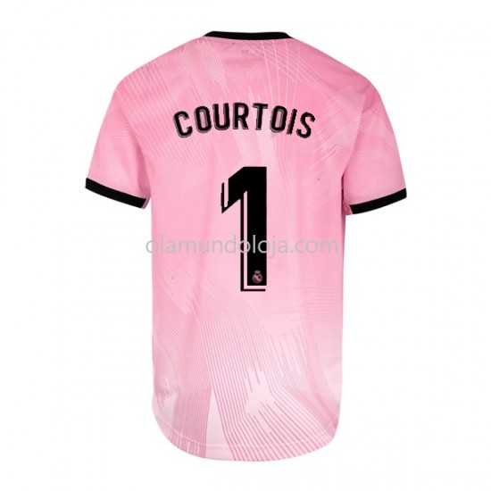 Camisola Real Madrid Thibaut Courtois 1 Guarda-redes Homem Equipamento Quarto 2021-2022 Manga Curta
